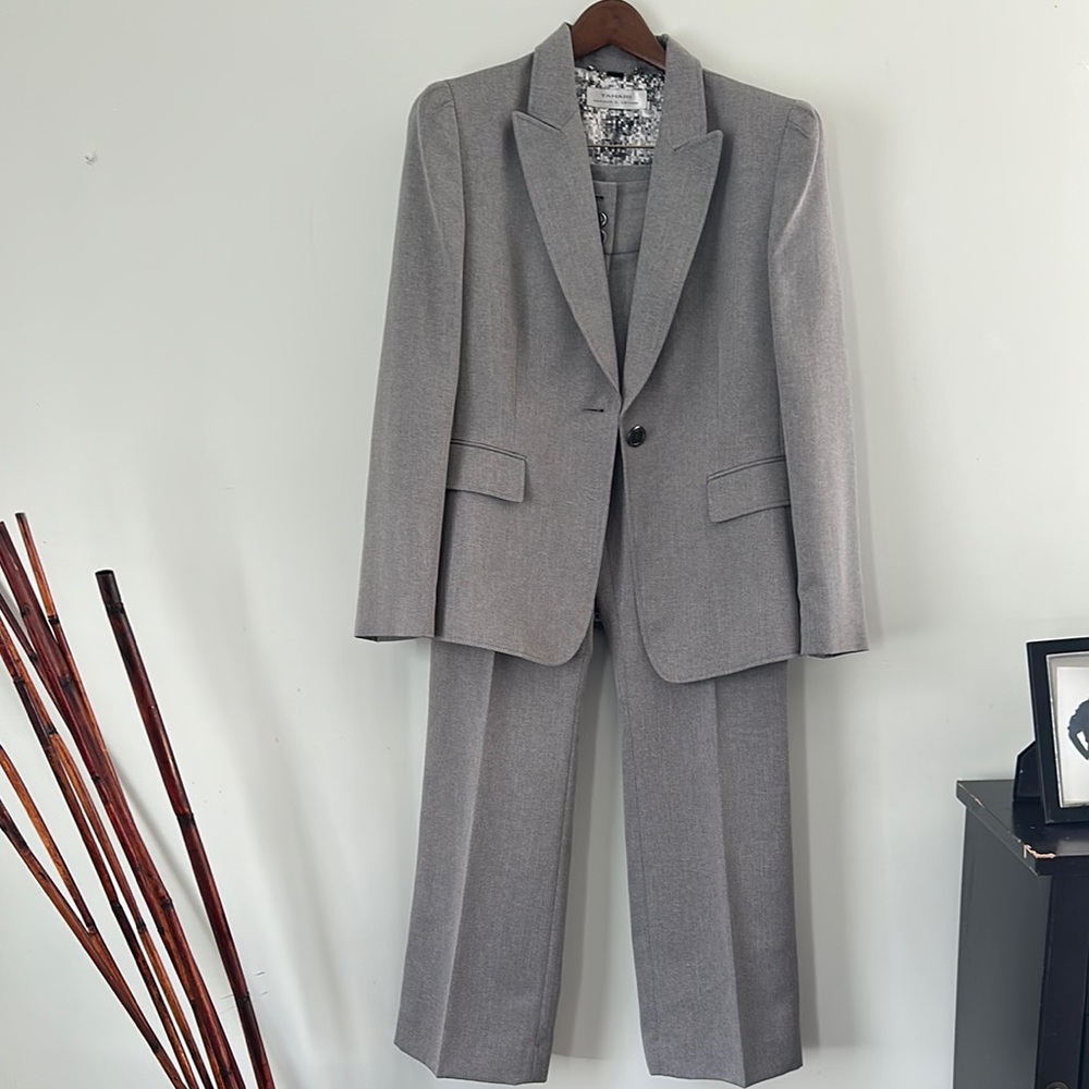 Women Gray Suit Blazer